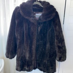 Vintage Jordache faux coat